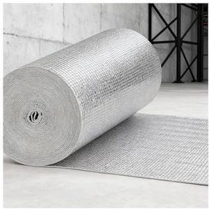 HUFIREHU Isolerende Folie Isolatiefolie Warmteradiator Isolatie Folie Reflecterende Folie Voor Radiatoren Folie Isolatie Warmtereflecterende Voor Ramen, Auto(900cm/354.3in,1.5cm/0.59in)