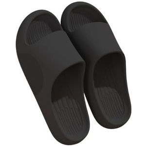 Sandalen, Heren Badkamer Douche Huishouden Strand Sandalen Doucheschoenen(Black,51EU)
