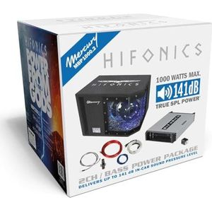 Hifonics Mercury MBP1000.2 Bass Pack met 2 kanalen