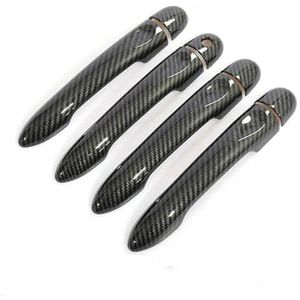 Voor Mercedes Voor Smart Voor Forfour 2014 2015 2016 2017 2018 2019 Glanzende Zwarte Koolstofvezel Autodeurgreephoes Stylingaccessoires(koolstofvezel)