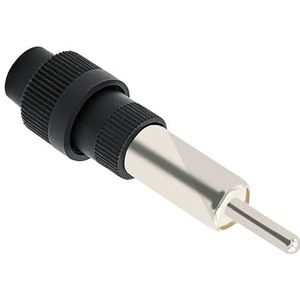 BIGtec Autoantennestekker, antennestekker, antenneadapter, autoradio, radio, DIN-adapter, schroefsluiting, schroefklem