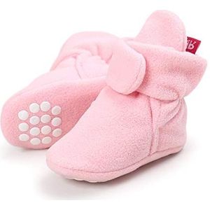 LACOFIA Baby Jongens Meisjes Laarzen Baby Antislip Zachte Zool Winter Slipper Schoenen Roze 12-18 maanden