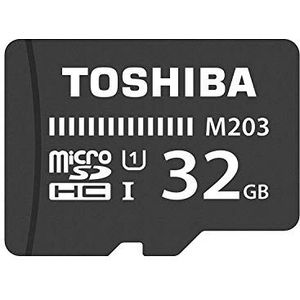 Toshiba M203 geheugenkaart microSDHC 32GB zwart