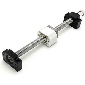 XIAOGYYE C5 Ballscrew Sfu1605 Set, Einde Cnchine Onderdelen Kogelmoer Behuizing Bk Bf Mode voor 3D Printer Kogelomloopspindel Zilver/850Mm