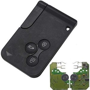 Smartcard kaart compleet met elektronische programmering, compatibel met Scénic Mélion Koleos Clio Laguna 433 MHz ID46 PCF7947 ProPlip