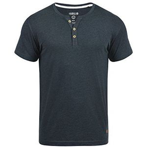 !Solid SDVolker T-shirt voor heren, korte mouwen, met Grandad-hals, In Blu M (P8991), XL