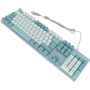 Bedraad Toetsenbord met Grote Letters, USB-toetsenbord Plug and Play met Achtergrondverlichting voor Laptop (#3)