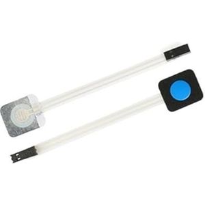 FAMTERz 1/5 STKS membraan schakelaar toetsenbord 1 sleutel matrix membraan schakelaar kleur toetsenbord board (kleur: 1 sleutel blauw, maat: 5 stuks)