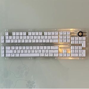 Antislip vervangende keycaps, compatibel met Logitech G913 G815 G813 G915 TKL serie mechanische toetsenborden, G915 keycaps (wit)