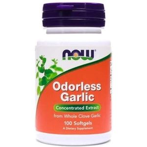 Now Foods - Geurloze Knoflook - 100 Zachte Gels