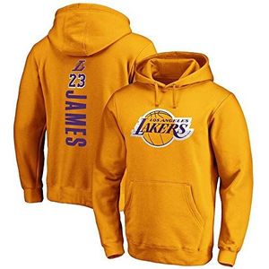 Lange Mouw Sweatshirt Casual Basketball Kleding Unisex Lakers Hoodies Mannen NBA Casual Lange Mouw Pullover Kleding, M