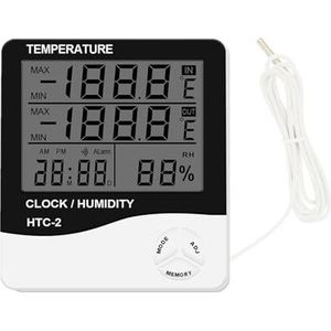 LCD Digitale Thermometer Hygrometer Indoor Weerstation For Thuis Mini Kamer Thermometer Temperatuur Vochtigheid Monitor