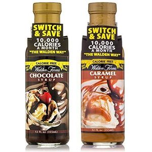 Walden Farms Chocolate en Caramel Syrup, per stuk verpakt (1 x 710 ml)