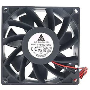 PC Case Cooler Fan For Delta FFB0924EHE 9238 92mm 24V 0.75A 2pin inverter cooling fan