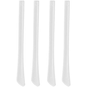 4 Stuks Brillen Bril Oorsokken Oor Tips Zachte Siliconen Gemakkelijk Installeer Wit, 2,7 x 0,25 inch