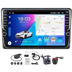 Android 11 2 DIN Autoradio Stereo 9 inch Screen voor Citroen Berlingo 2 B9 2008-2019 Carplay Android Auto GPS-navigatie Bluetooth RDS FM DAB+ Radio Stuurbediening Voice Control DSP (Size : K400S)