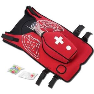 anti-verstikkingsapparaat, Anti-verstikkingsvest for trainingsdoeleinden, verstelbare verstikkingsvest, oefeningen for eerste hulp bij luchtwegen volwassenen