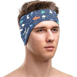 AqtivAqua Zwemband, oorbescherming, zwemmen, kinderen, volwassenen, mannen, vrouwen, baby's, oordopjes (blauw P1, XL)