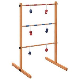 vidaXL Laddergolf hout - Speelplezier voor het hele gezin! Inclusief 6 paar ballen en draagtas