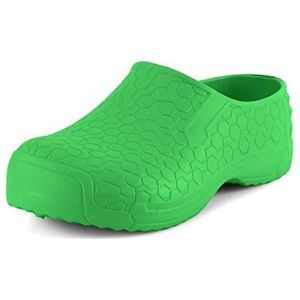 Ladeheid Dames en Heren EVA Klompen Tuin Schoenen LADW009 (Groen1711, 40 EU)