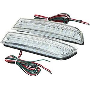 ledachterlichten 2 Stuks Auto Led-achterlicht Parkeerrem Achterbumper Reflector Lamp Voor Toyota Voor Avensis/Voor Alphard Mk I/Voor RAV4 Achterlicht LED(Clear)