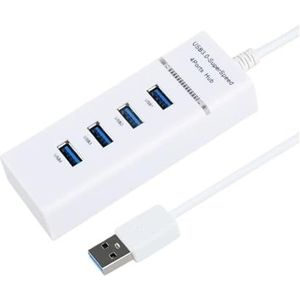 USB Multi 3.0 USB 4-poort For Computer PC Laptop Accessoires USB 3.0 Hub OTG-adaptersplitter Breed Toepasbaar(White HUB 3.0)