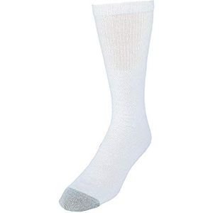 Hanes Heren 6 Pack Over-the-Calf Tube Socks, Wit, 10-13 (Schoenmaat 6-12)