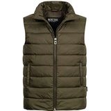INDICODE JEANS Bodywarmer 'Gibbon'  kaki