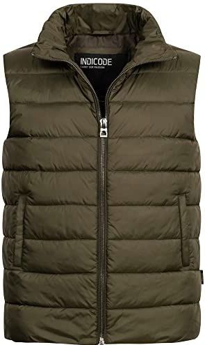 INDICODE JEANS Bodywarmer 'Gibbon'  kaki