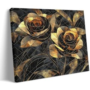 Boho Abstract Geometrisch Beige Roze Aquarel Poster Print Moderne