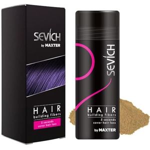 Haarvezels - Verbergt Onmiddellijk Haarverlies, 100% Natuurlijke Katoenvezelpoeder voor Mannen en Vrouwen - Middenblond 25g