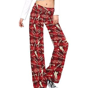 Houthakker En Woodsman Symbolen Yoga Broek Voor Vrouwen Casual Broek Lounge Broek Trainingspak Met Trekkoord 3XL