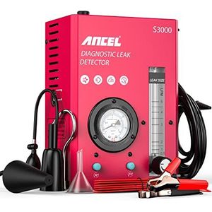ANCEL S3000 Automotive Rookmachine EVAP Lekdetector Met Flowmeter & Manometer Professioneel Brandstofleiding Systeem Lekdetector 12V Smoke Machine Car Fuel Leak Detector voor Auto Motorfietsen Boten