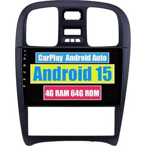 RoverOne Auto Stereo CarPlay Hoofd Unit voor Hyundai Sonata EF 2001 2002 2003 2004-2012 Android Auto Touchscreen Sat Navi Bluetooth WiFi Radio Speler