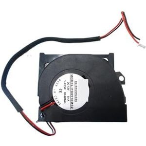 VENTILATOR VOOR PD0510MS2 40x50x10mm 12V 0.1A 5000 RPM Compatibel met GB1205PFVX-8AY BFB0412HA 3D-printer zijwaarts blazende dempende ventilator