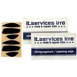 IT-Services Irro 2 x sets Glides/muisglijders geschikt voor Logitech Performance MX (v2) / M950, incl. 2 reinigingspads