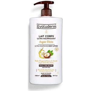 Evoluderm - Argan Oil & Shea Butter - Bodylotion - 1000 ml