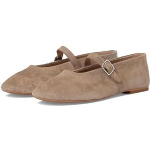 Steve Madden Dreaming Ballet Flat voor dames, Taupe suede, 40 EU