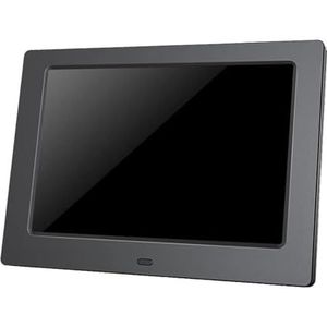 10,1/7,1 Inch Digitale Fotolijst LED-kalenderklok Meertalig Om Medicijntijdherinnering Alarmen For Oudere Dementie Weer Te Geven Eenvoudig delen(10 inch Black)