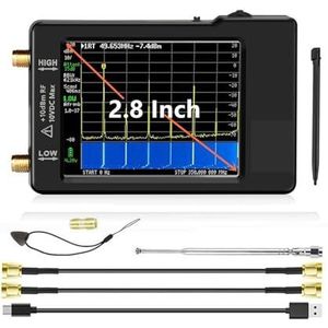 Tiny Spectrum Analyzer Handheld 2,8-inch (7,1 cm) display 100 kHz tot 5,3 GHz met 32 GB kaart versie V0.4.5.1 (TinySA)
