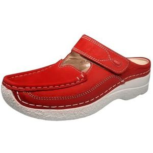 Wolky - Roll Slipper - Rood - Nubuck