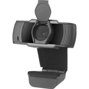 Speedlink RECIT HD webcam - hoge resolutie camera, geïntegreerde microfoon, universele bevestiging, zwart