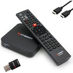 OCTAGON SX988 4K UHD H.265 HEVC Smart TV Set-Top Box - Multiboot receiver en satelliet-tv naar IP, DLNA, YouTube, web radio, 300 Mbit/s EasyMouse HDMI-kabel gratis