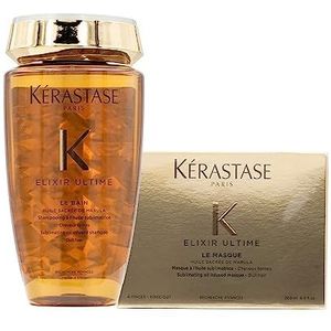 Kerastase Elixir Ultime Hydrating Kit Shampoo 250ml and Mask 200ml