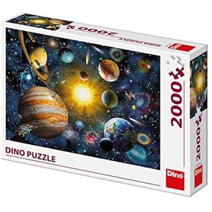 Dino Toys (DINR7) 561168 Dino Puzzel De Solar Systém 2000 Pcs, Multi-Colour