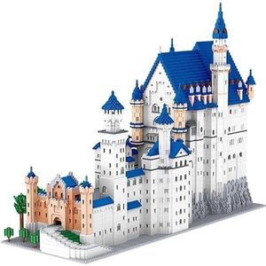 Duitsland Neuschwanstein Kasteel Bouwstenen Set (11810 Stuks) Beroemde Wereld Architectuur Model Educatief Speelgoed Micro Bricks voor Kinderen Volwassenen Gift