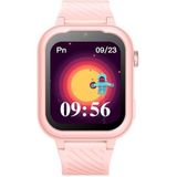 Garett ESSA 4G Smartwatch voor kinderen, 4,6 cm (1,83 inch), IP67, GPS, Bluetooth, SOS, stappenteller, slaapmonitor, roze, Roze