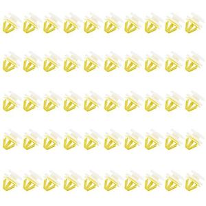 Konuooer 50 stuks 7703077250 autodeur binnenbekledingsclips kaart paneel bevestigingselementen voor Laguna Scenic Master Megane Twingo Traffic Vivaro Movano Primastar Volvo V70 XC70 XC90