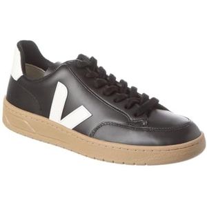 Veja V 12 Classy Leren sneakers voor dames, Zwart, 36 EU