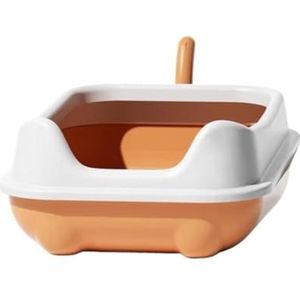 Ferplast Open Toilet met Rand en Lage Instap - 38 x 28 x 11 cm - D-tails